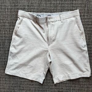 Callaway Cream Flat Front Shorts for Versatile Style